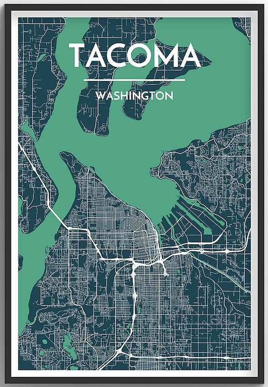 Tacoma Map Print