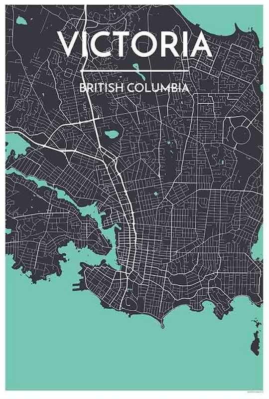 Victoria Map Print