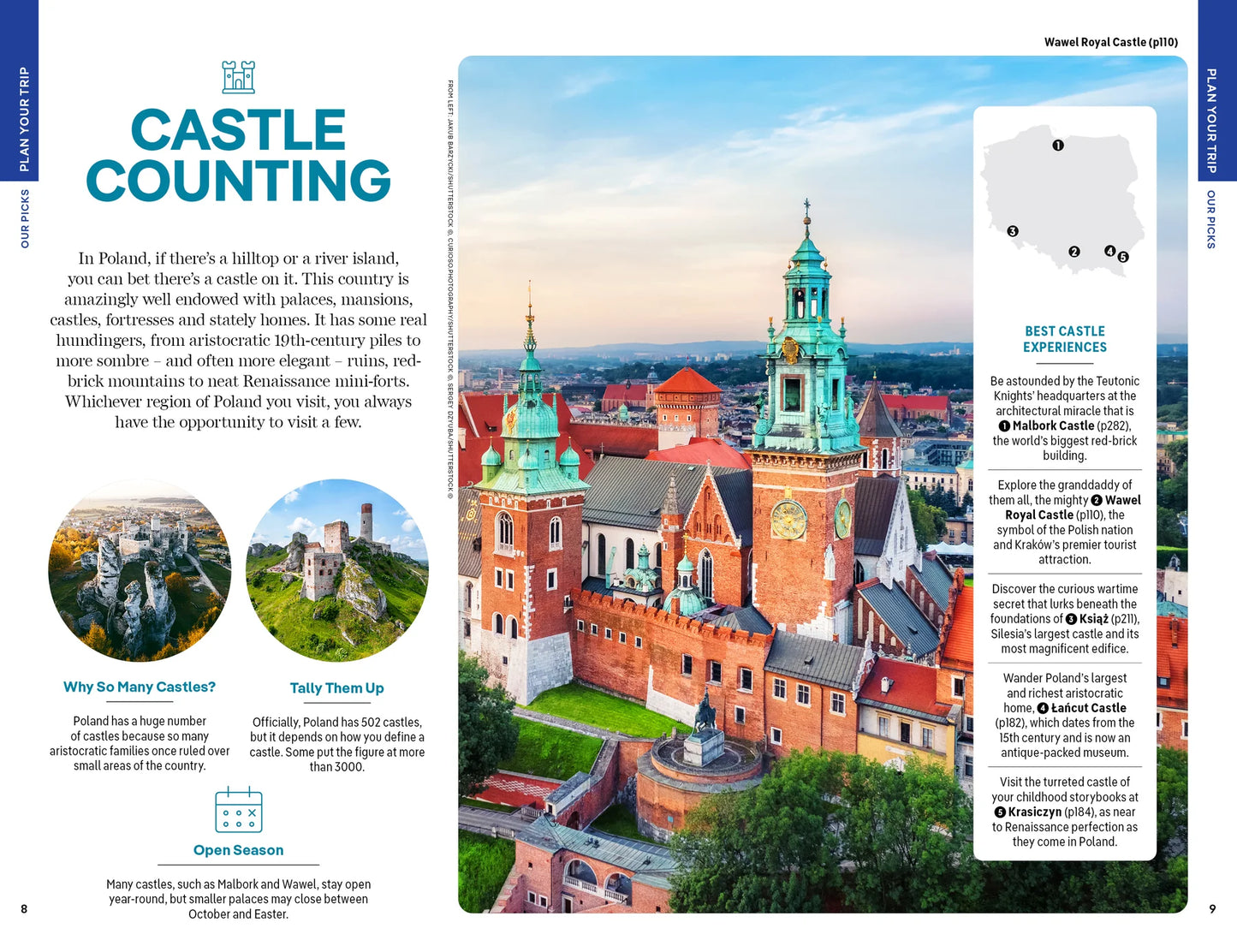 Poland Travel Guide Book by Lonely Planet - Sample Page