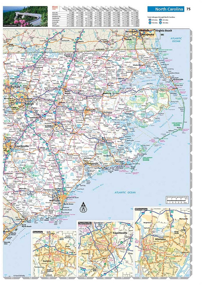 2026 Road Atlas by Rand McNally - USA / Canada / Mexico - Map Page