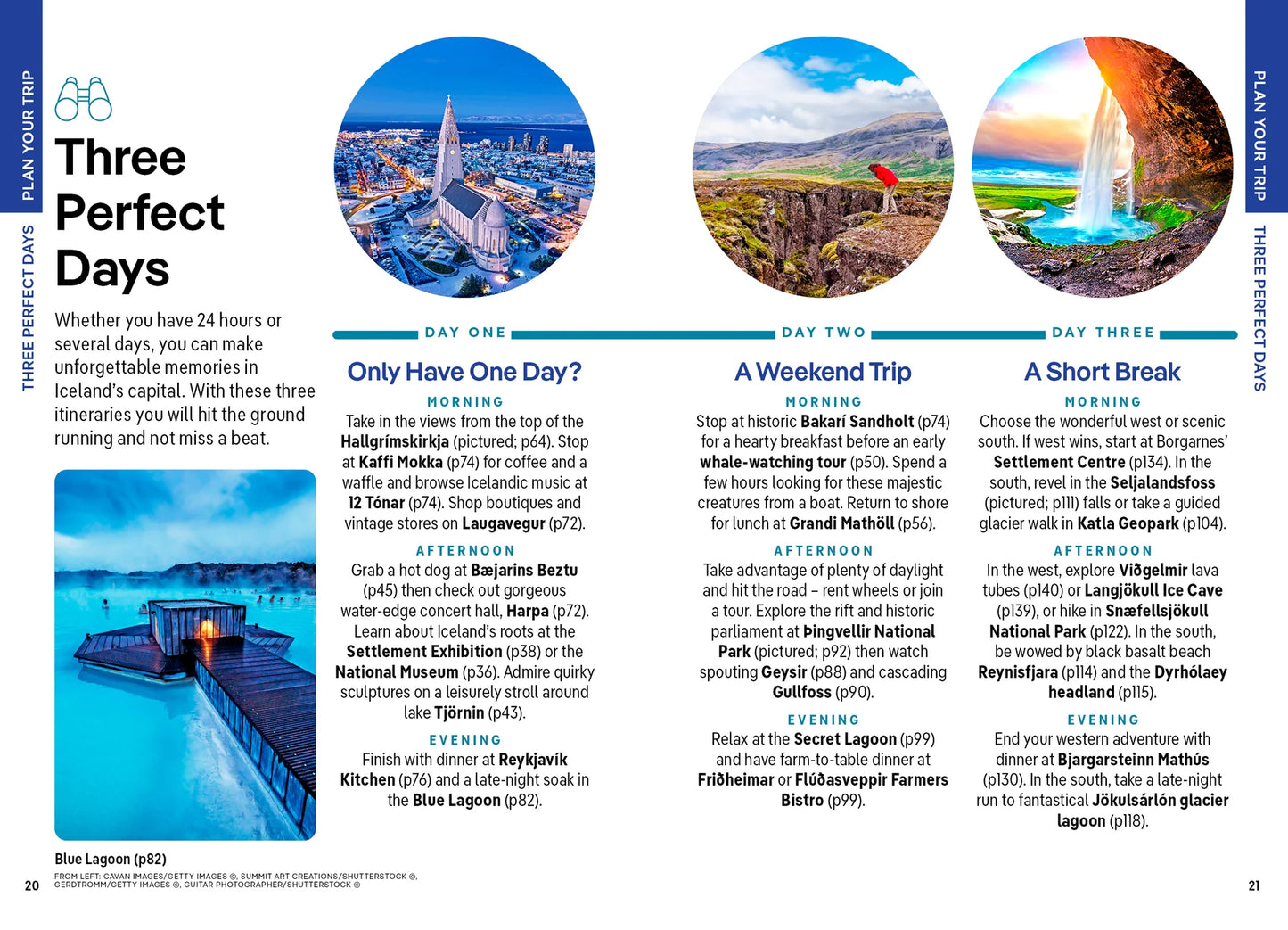 Reykjavik & SW Iceland Pocket Travel Guide Book by Lonely Planet - Sample Page