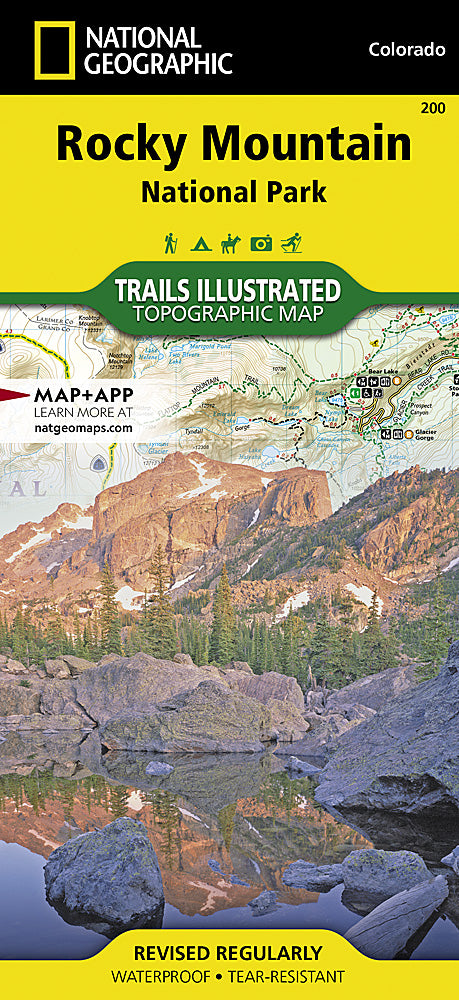 Rocky Mountain National Park Trails Illustrated Topographic Map #200 - Cover