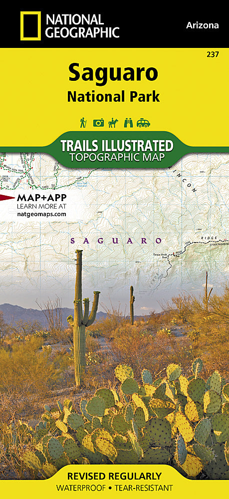 Saguaro National Park Trails Illustrated Topographic Map #237 - Cover