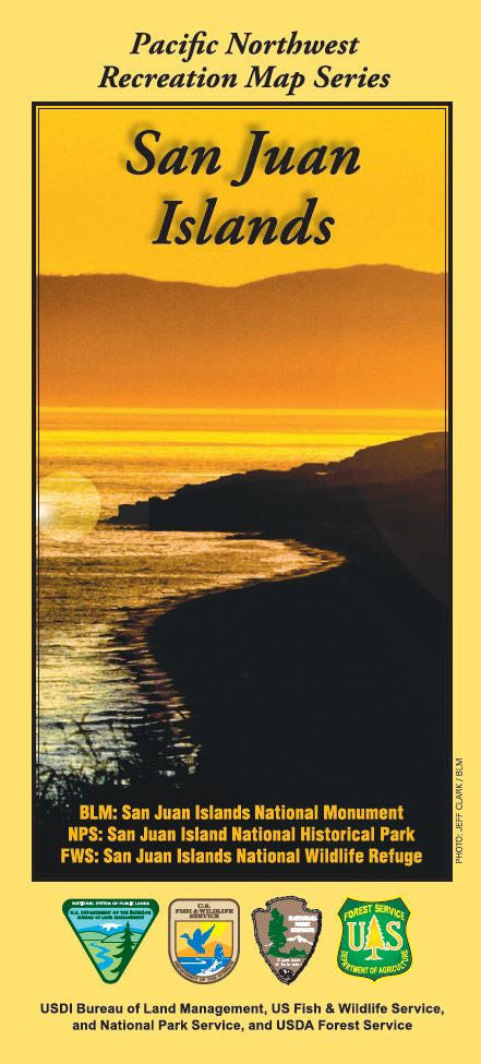 San Juan Islands Recreation Forest Service Map - Cover