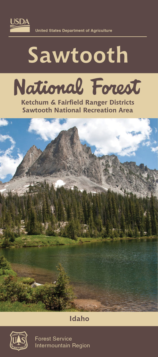 Sawtooth National Forest - Ketchum & Fairfield Ranger Districts Forest Service Map - Cover