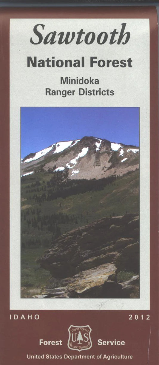 Sawtooth National Forest - Minidoka Ranger District Forest Service Map - Cover