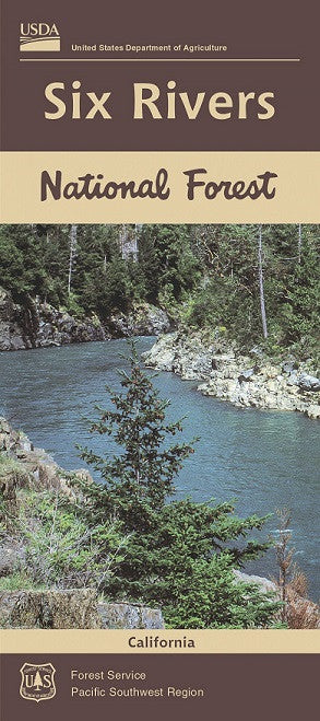 Six Rivers National Forest Service Map - Cover