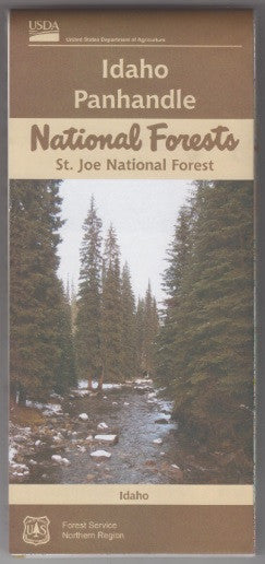 St. Joe National Forest Service Map - Cover