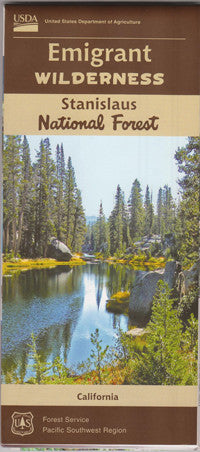 Stanislaus National Forest - Emigrant Wilderness Forest Service Map - Cover