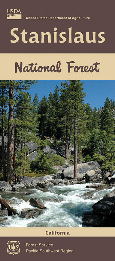 Stanislaus National Forest Service Map - Cover