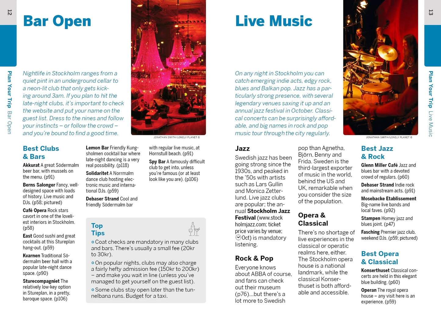 Stockholm (Sweden) Pocket Travel Guide Book by Lonely Planet - Sample Page