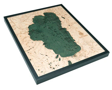 Lake Tahoe Wood Chart - Large
