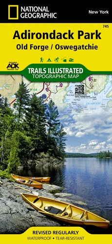 Adirondack Park (Old Forge) Trails Illustrated Topographic Map #745 - Cover