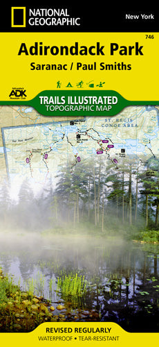 Adirondack Park (Saranac) Trails Illustrated Topographic Map #746 - Cover