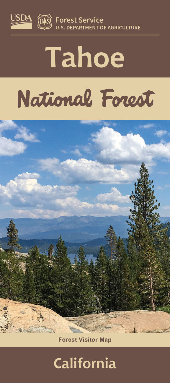 Tahoe National Forest Service Map - Cover
