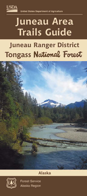 Tongass National Forest - Juneau Area Trails Guide Forest Service Map - Cover