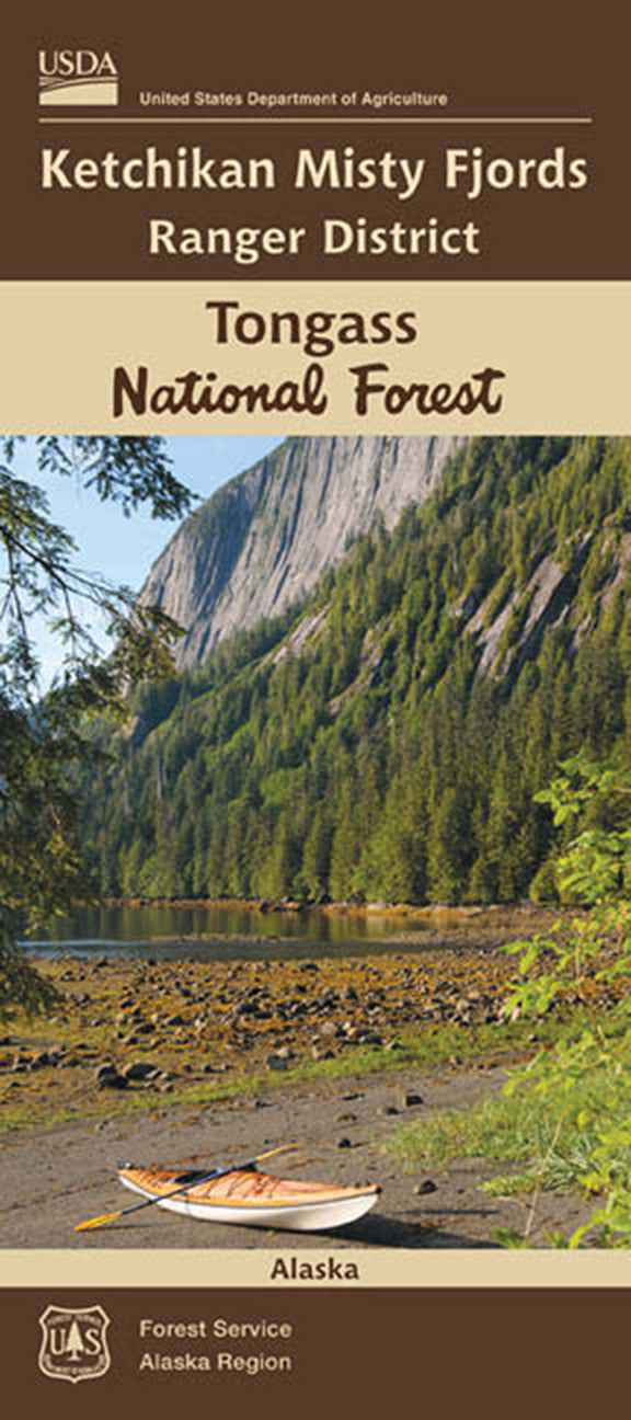 Tongass National Forest - Ketchikan Misty Fjords Ranger District Forest Service Map - Cover