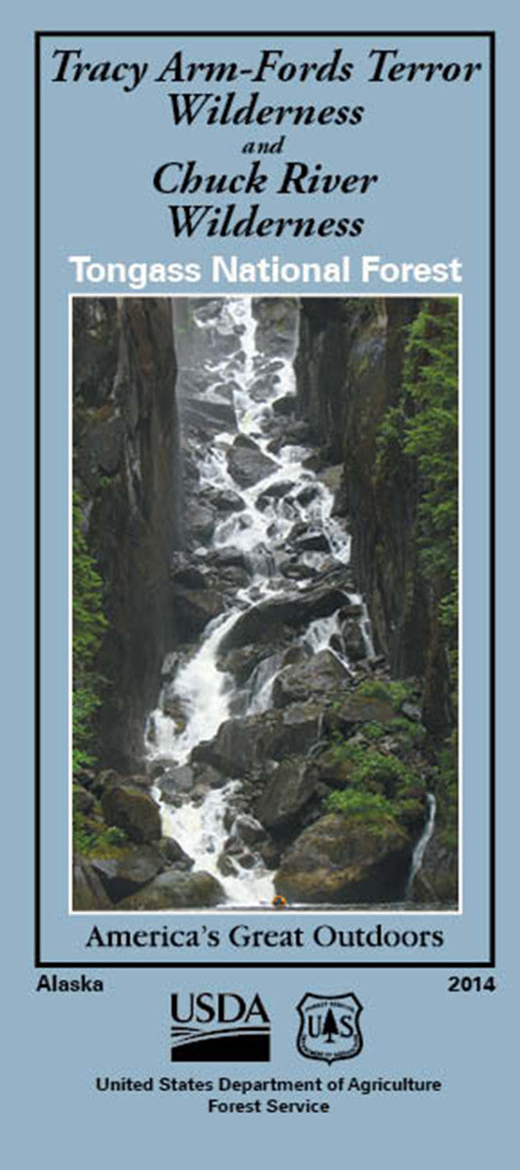 Tongass National Forest - Tracy Arm-Fords Terror Wilderness & Chuck River Wilderness Forest Service Map - Cover