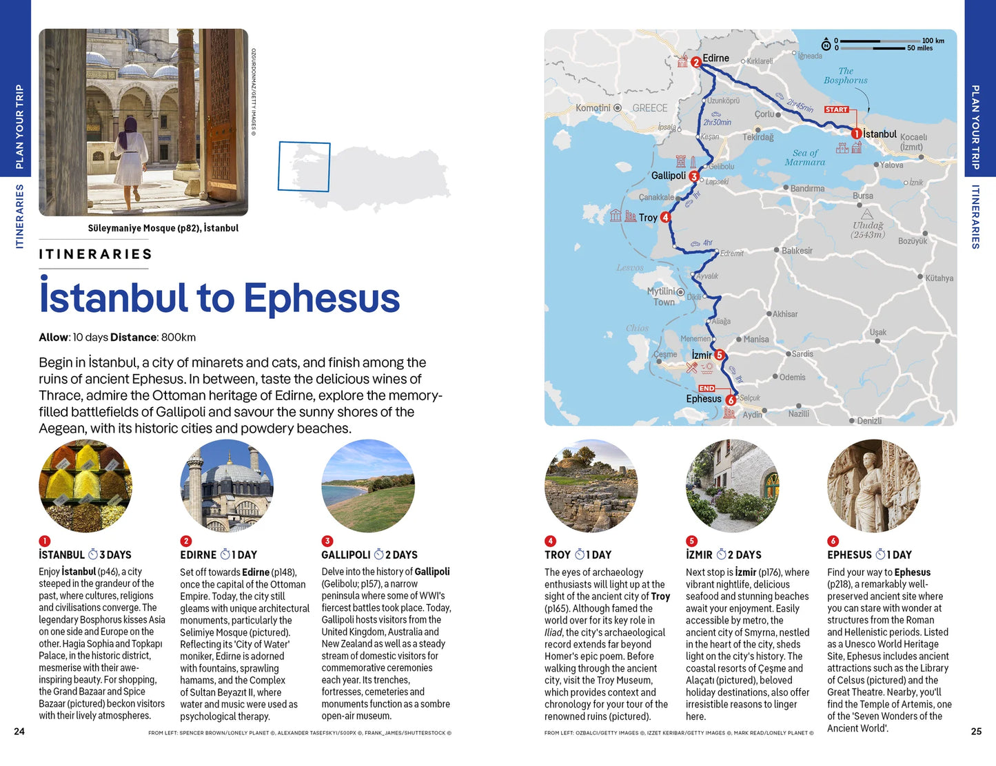 Turkey Travel Guide Book by Lonely Planet - Sample Page