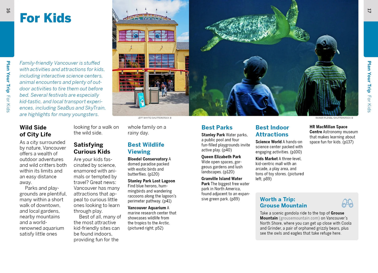 Vancouver (Canada) Pocket Travel Guide Book by Lonely Planet - Sample Page