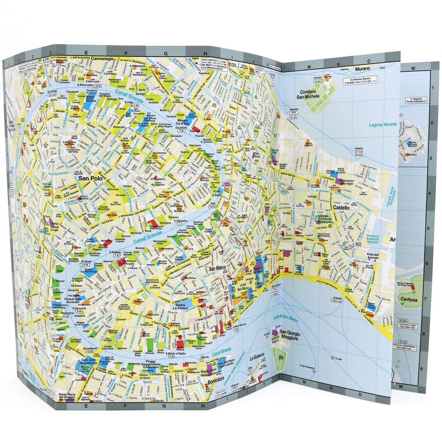 Venice City Street Map by Red Maps - Map Detail