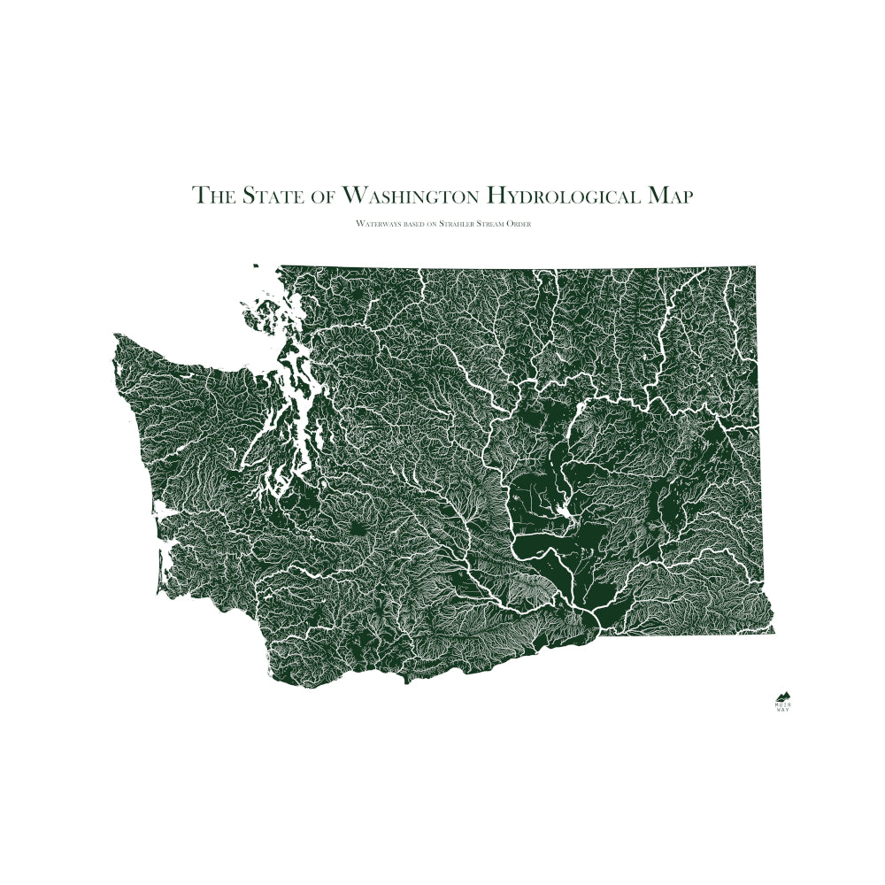 Washington Hydrological Map