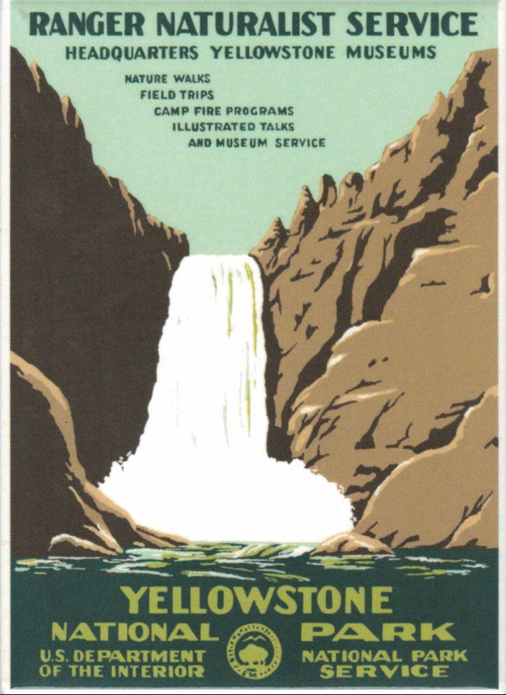 Yellowstone Falls WPA Poster