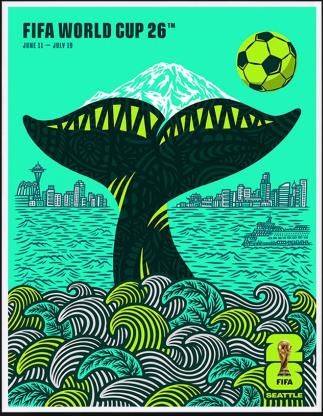 Seattle FIFA World Cup 2026 poster