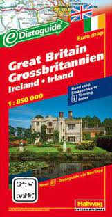 Great Britain & Ireland Distoguide Map