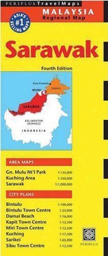 Sarawak Travel Map by Periplus