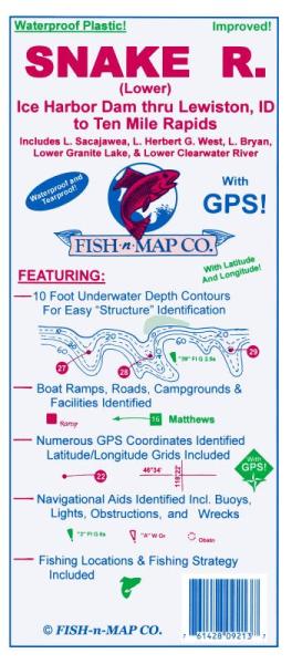 Snake River Fishing Map