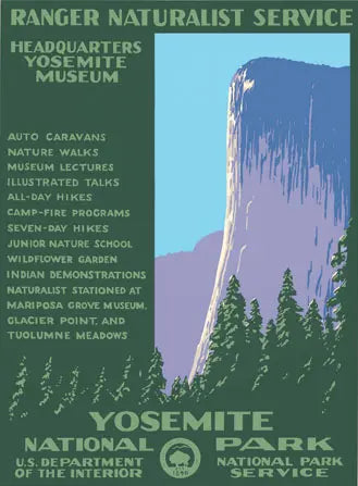 Yosemite El Capitan WPA Poster