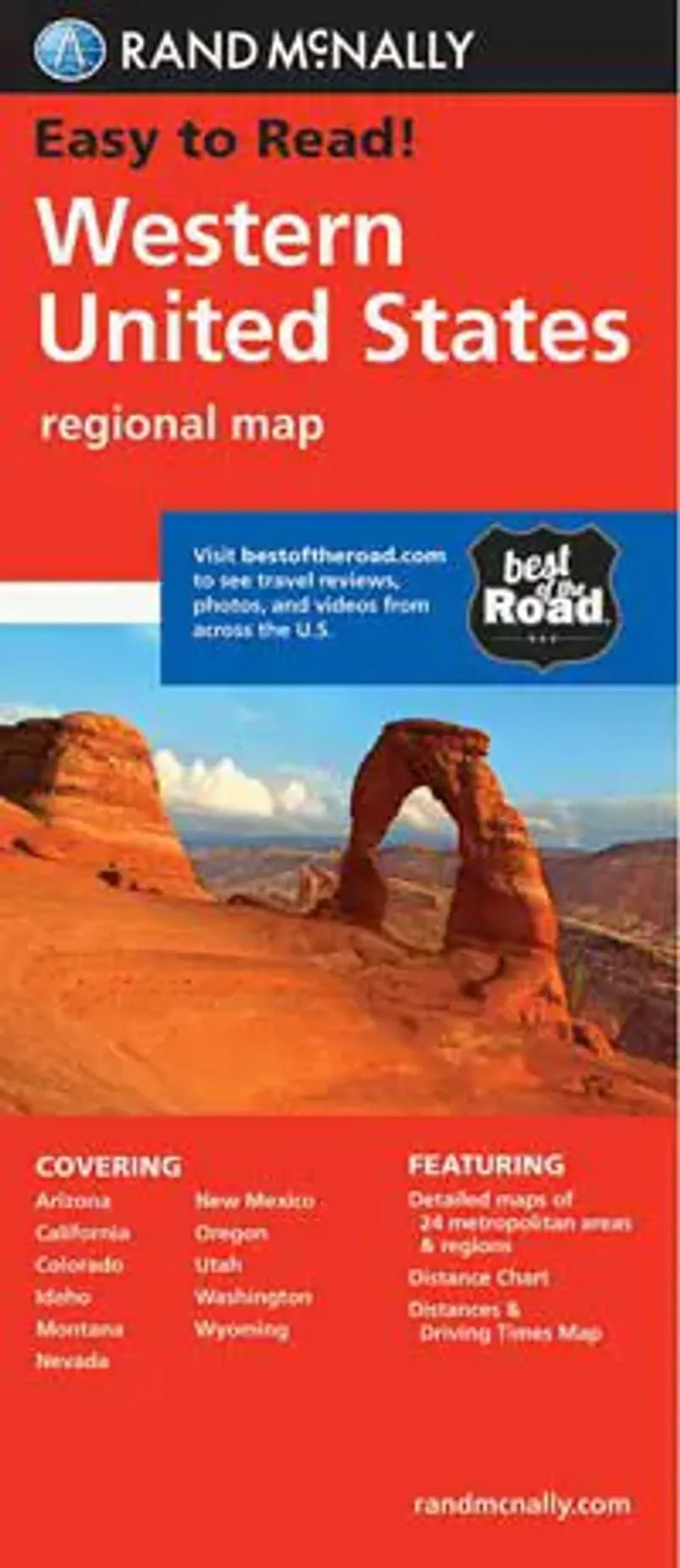 Western US Road Map