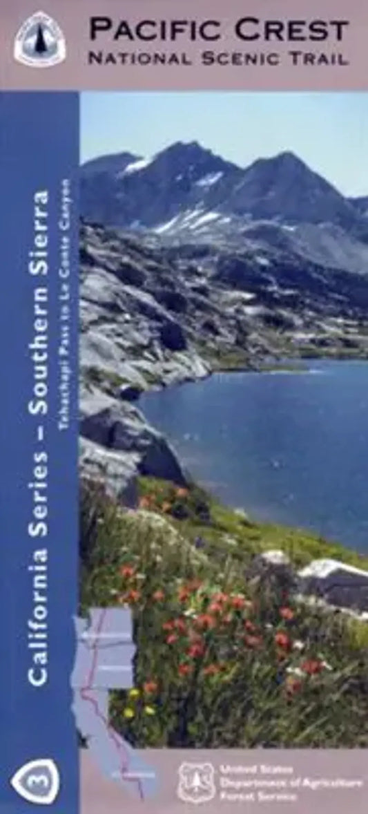 Pacific Crest Trail California Map - Section 3: Southern Sierra