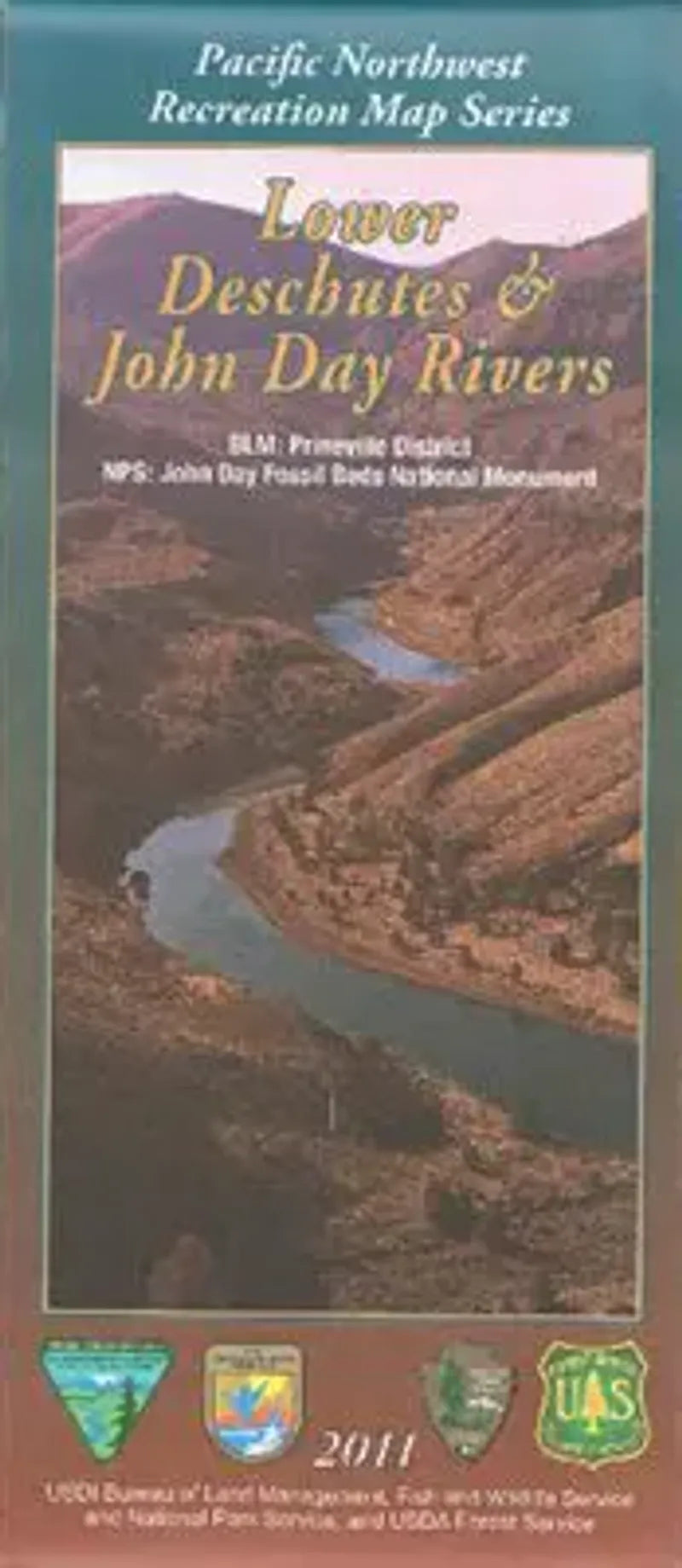 Lower Deschutes & John Day River Map