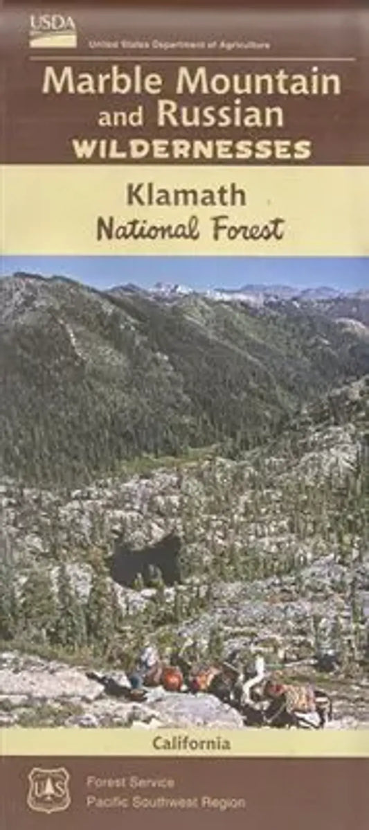 Marble Mountain & Russian Wilderness Map