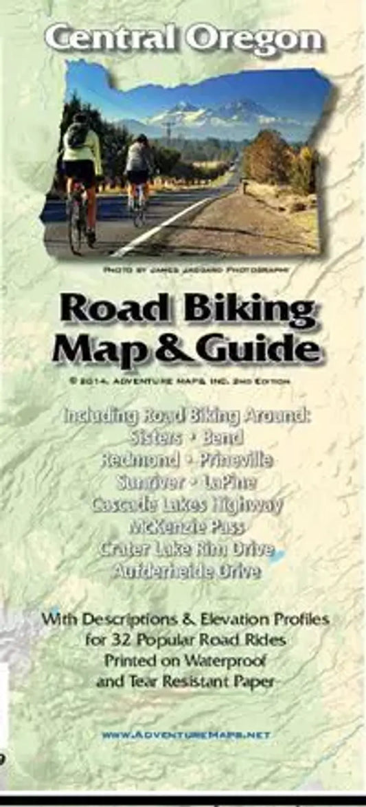 Central Oregon Road Biking Map