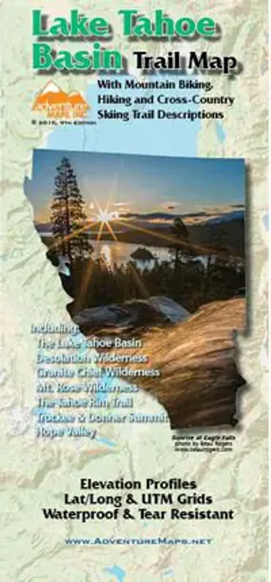 Lake Tahoe Basin Trail Map