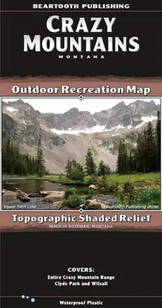 Crazy Mountains Recreation Map
