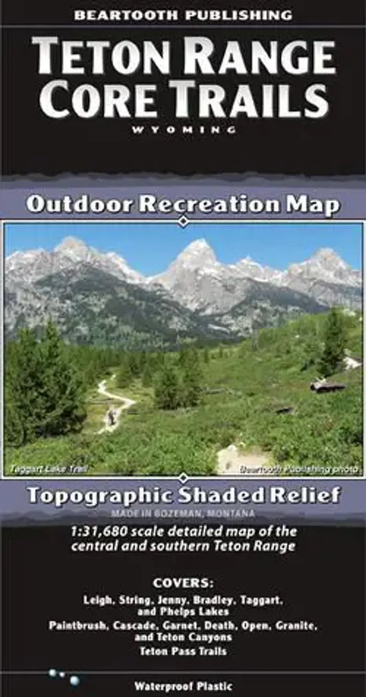 Teton Range Core Trails Map