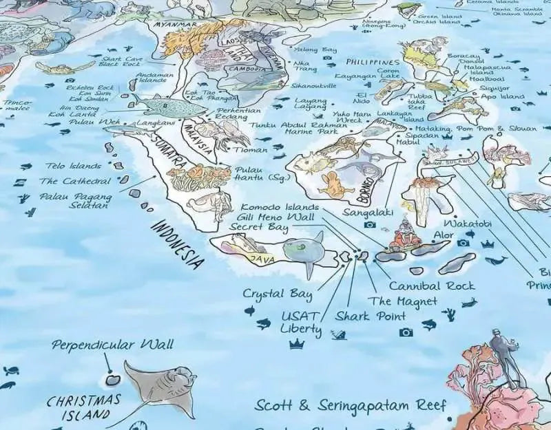 World Dive Map
