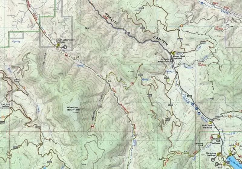 Bozeman Area Recreation Map