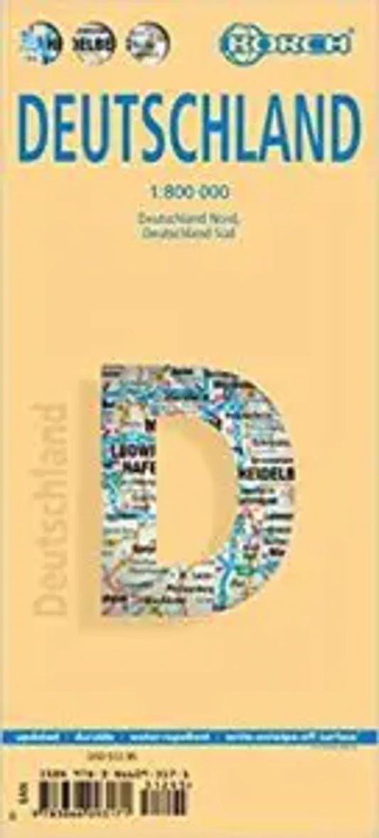 Germany / Deutschland Travel Map by Borch