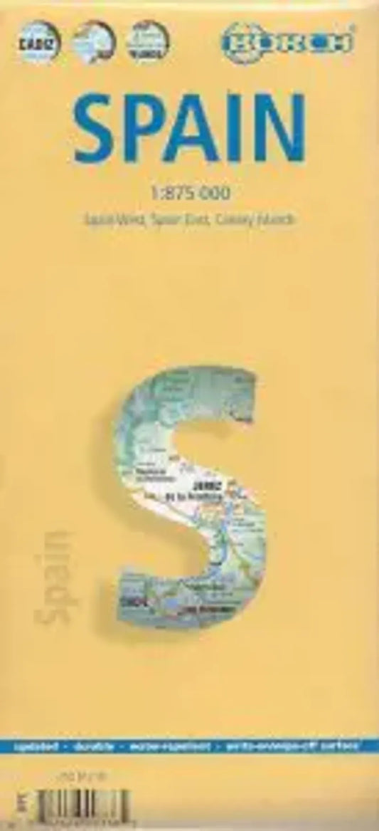 Spain Travel Map by Borch