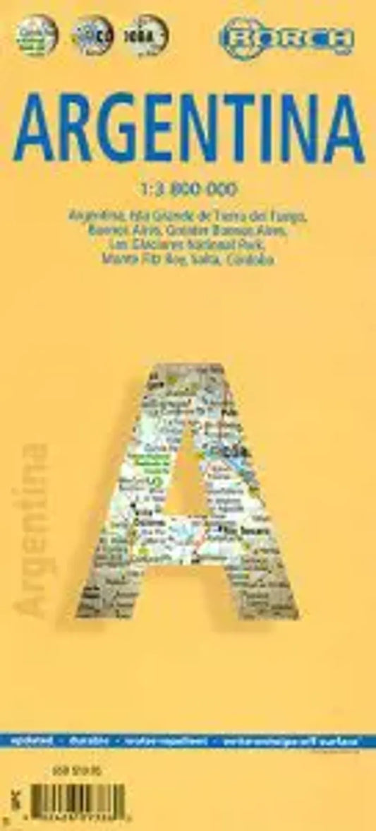 Argentina Travel Map by Borch