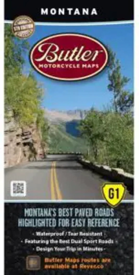 Montana Motorcyle Map
