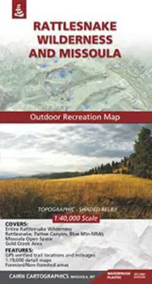 Rattlesnake Wilderness Recreation Map