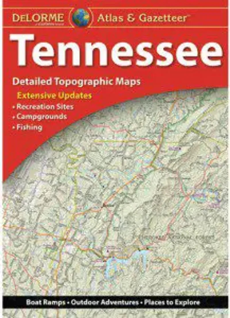 Tennessee Atlas & Gazetteer by DeLorme