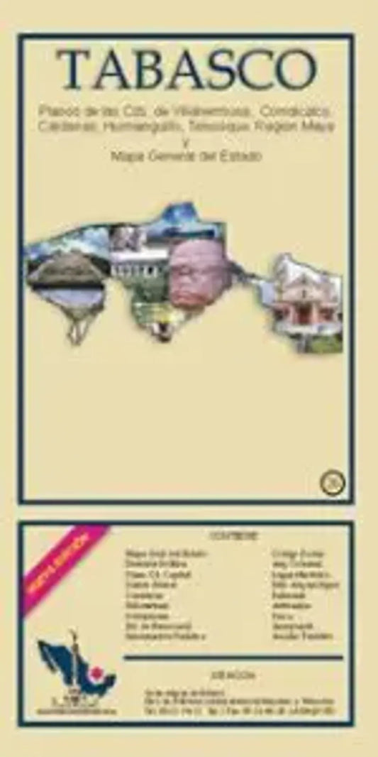 Tabasco, Mexico State Map