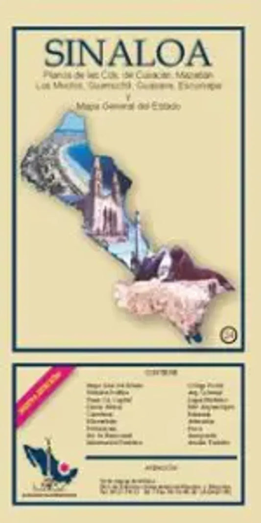 Sinaloa, Mexico State Map